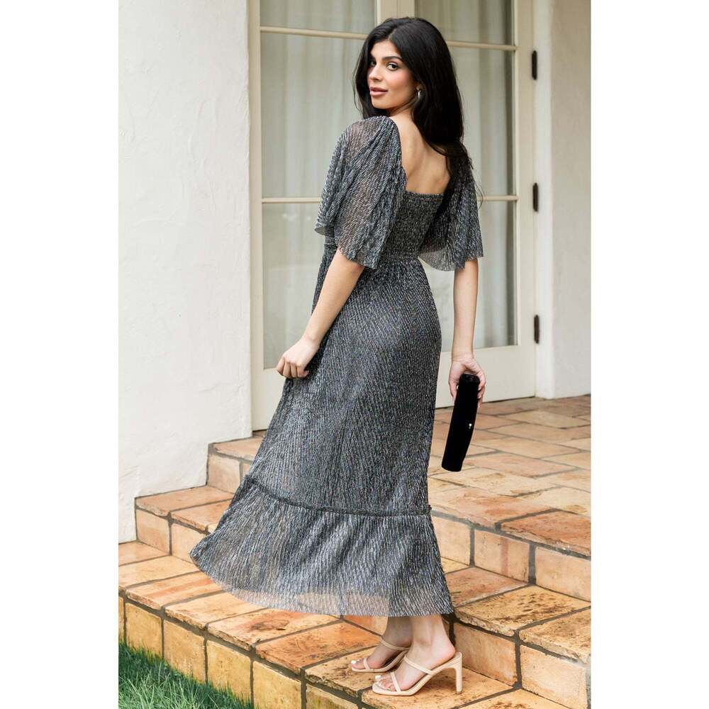 Baltic Born Elea Shimmer Dress | Black Size XLXL - Picture 3 of 5